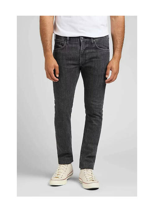 Jeans coupe slim gris LEE pour homme