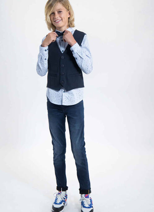 Noeud papillon bleu GARCIA garçon