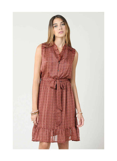 Robe courte orange MOLLY BRACKEN pour femme