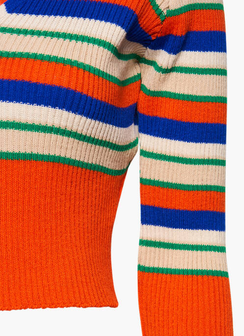 Gilet manches longues orange DAISY STREET pour femme