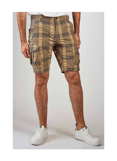 Short beige PETROL INDUSTRIES pour homme