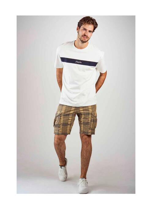 Short beige PETROL INDUSTRIES pour homme