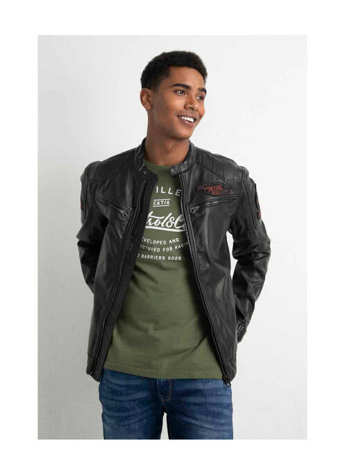 Veste casual gris PETROL INDUSTRIES pour homme