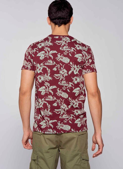 T-shirt rouge PETROL INDUSTRIES pour homme