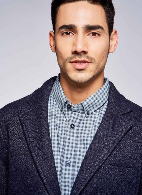 Blazer bleu PETROL INDUSTRIES pour homme