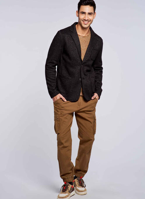 Blazer noir PETROL INDUSTRIES pour homme