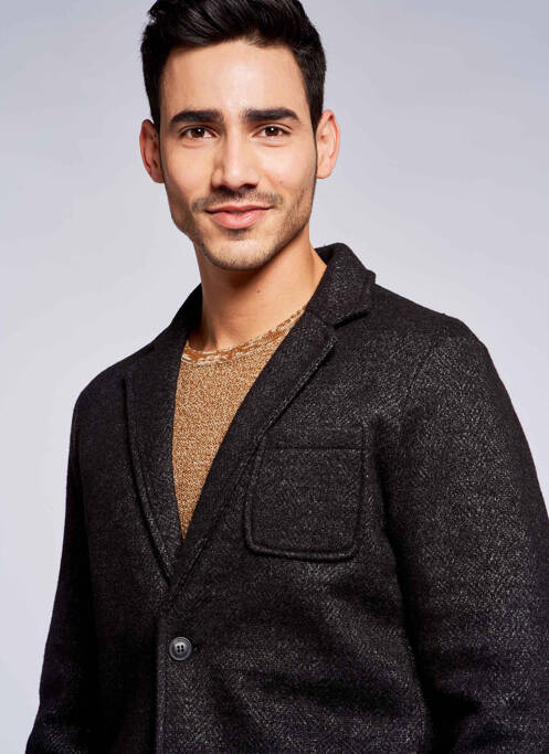Blazer noir PETROL INDUSTRIES pour homme