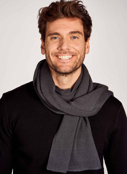 Echarpe gris PETROL INDUSTRIES homme