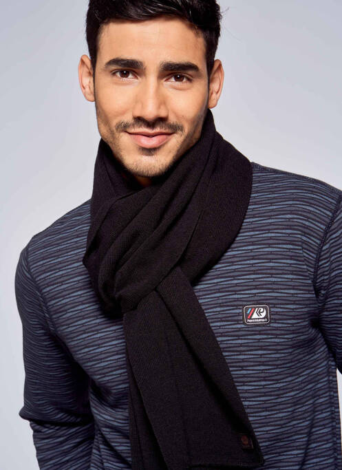 Echarpe noir PETROL INDUSTRIES pour homme