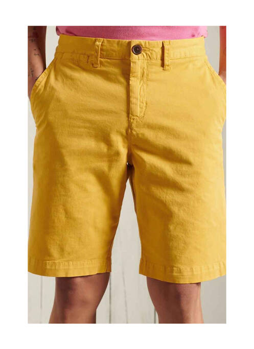 Short jaune SUPERDRY pour homme