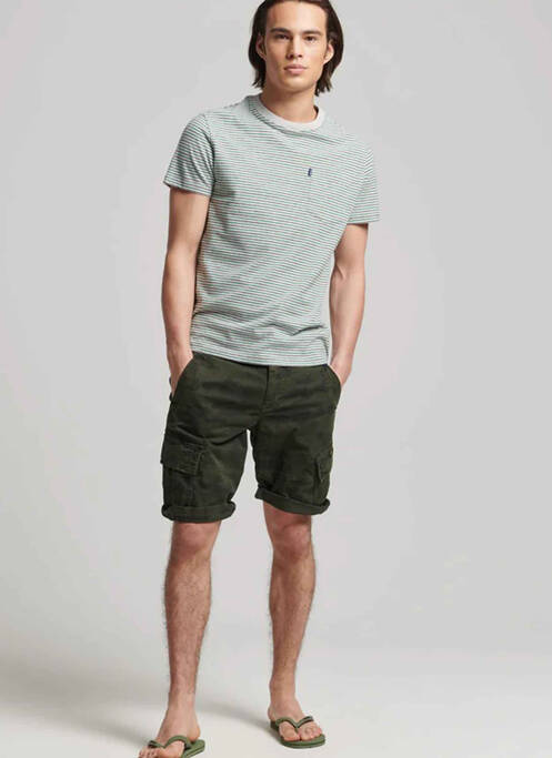 Short vert SUPERDRY pour homme