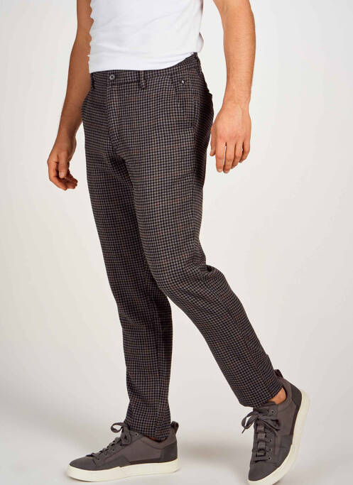 Pantalon chino marron HAZE&FINN pour homme