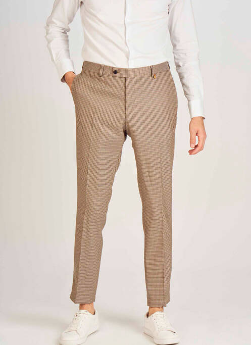 Pantalon chino marron LE FABULEUX MARCEL DE BRUXELLES pour homme