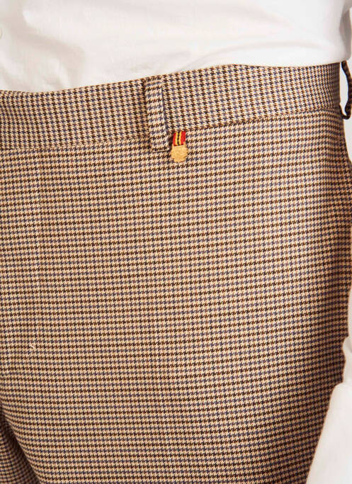 Pantalon chino marron LE FABULEUX MARCEL DE BRUXELLES pour homme