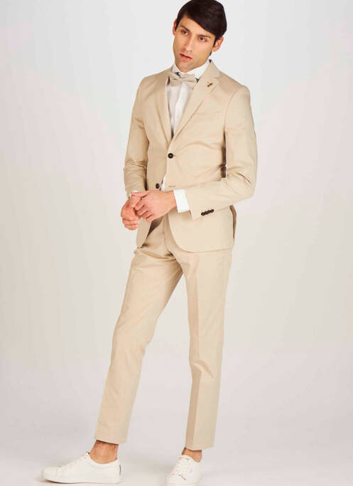 Pantalon chino beige LE FABULEUX MARCEL DE BRUXELLES pour homme