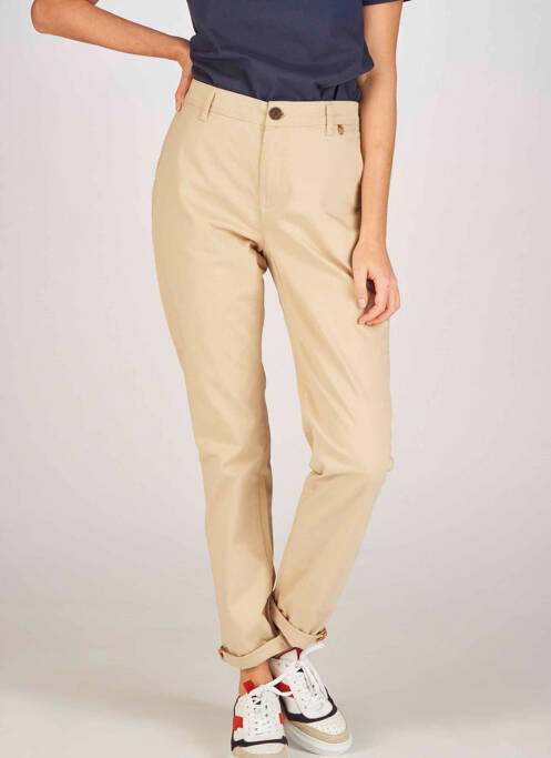 Pantalon chino beige LE FABULEUX MARCEL DE BRUXELLES pour femme