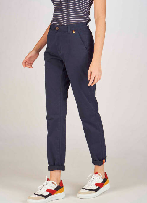 Pantalon chino bleu LE FABULEUX MARCEL DE BRUXELLES pour femme