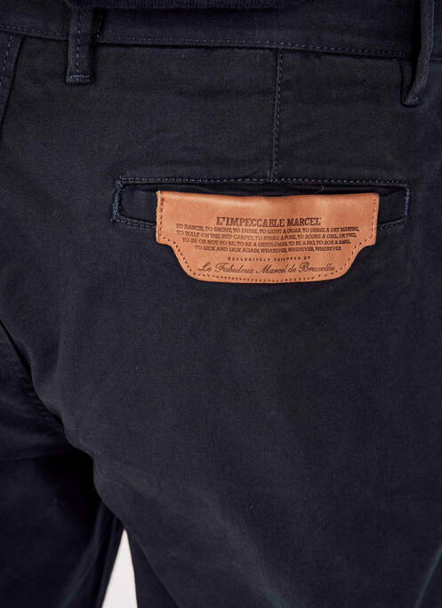 Pantalon chino bleu LE FABULEUX MARCEL DE BRUXELLES homme