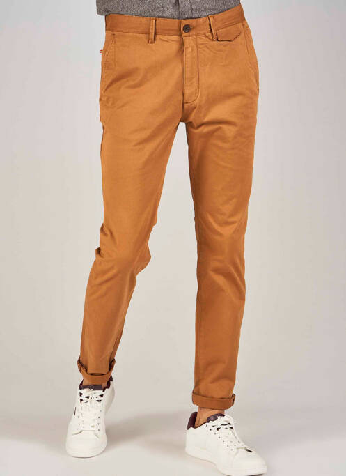 Pantalon chino marron LE FABULEUX MARCEL DE BRUXELLES pour homme