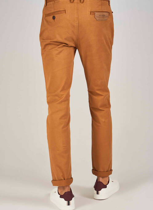 Pantalon chino marron LE FABULEUX MARCEL DE BRUXELLES pour homme
