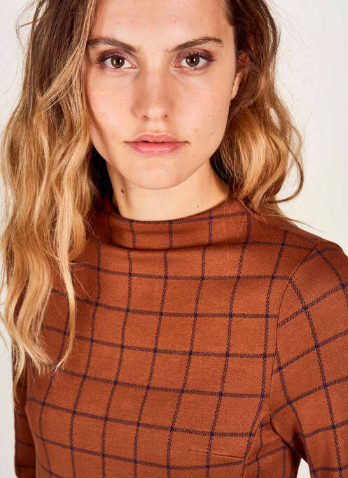 Robe courte marron LE FABULEUX MARCEL DE BRUXELLES pour femme