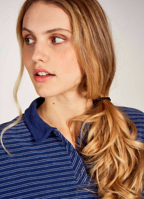 Polo bleu LE FABULEUX MARCEL DE BRUXELLES pour femme