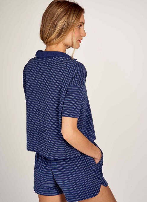 Polo bleu LE FABULEUX MARCEL DE BRUXELLES pour femme