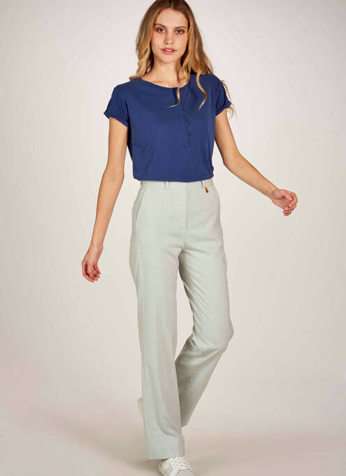 T-shirt bleu LE FABULEUX MARCEL DE BRUXELLES pour femme