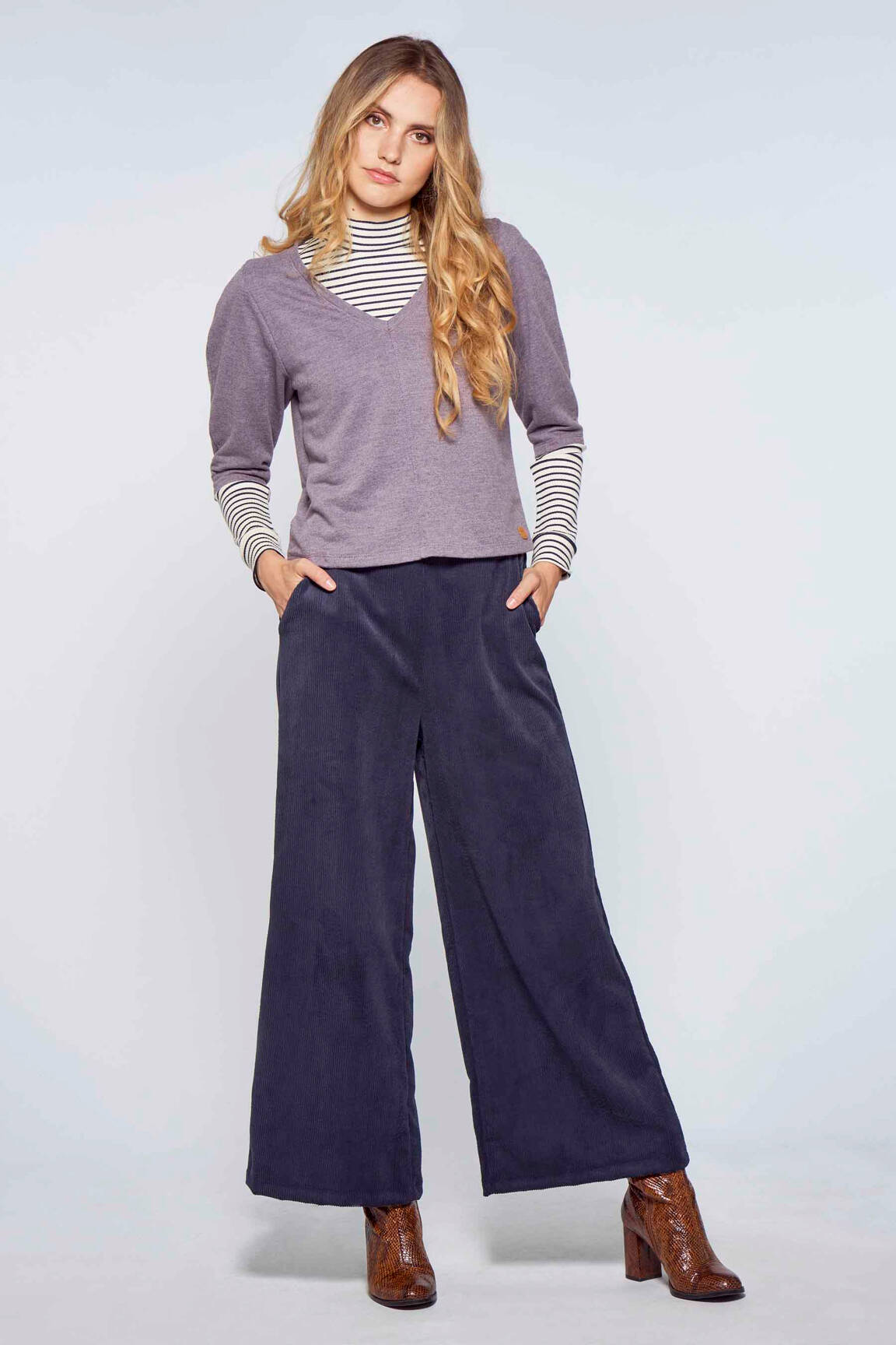 Sweat-shirt violet LE FABULEUX MARCEL DE BRUXELLES femme