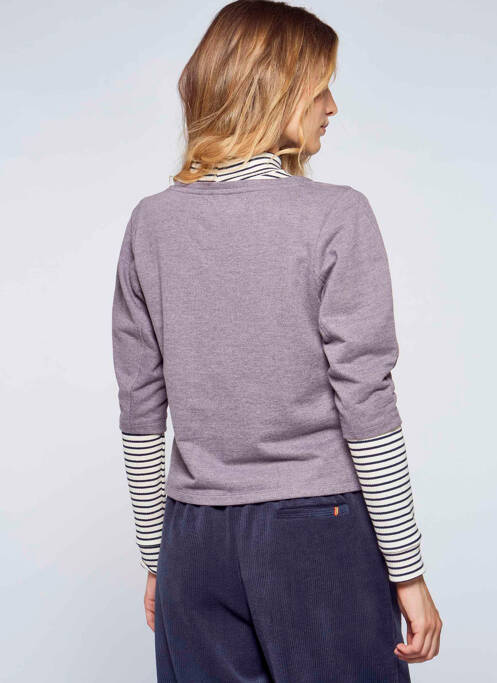 Sweat-shirt violet LE FABULEUX MARCEL DE BRUXELLES femme