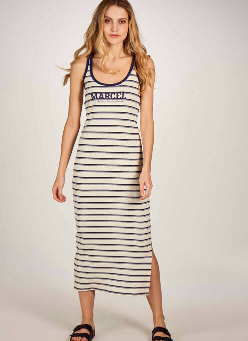 Robe longue bleu LE FABULEUX MARCEL DE BRUXELLES pour femme