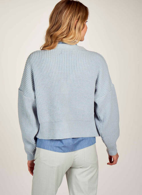 Gilet manches longues bleu LE FABULEUX MARCEL DE BRUXELLES pour femme