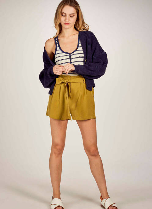 Gilet manches longues bleu LE FABULEUX MARCEL DE BRUXELLES pour femme