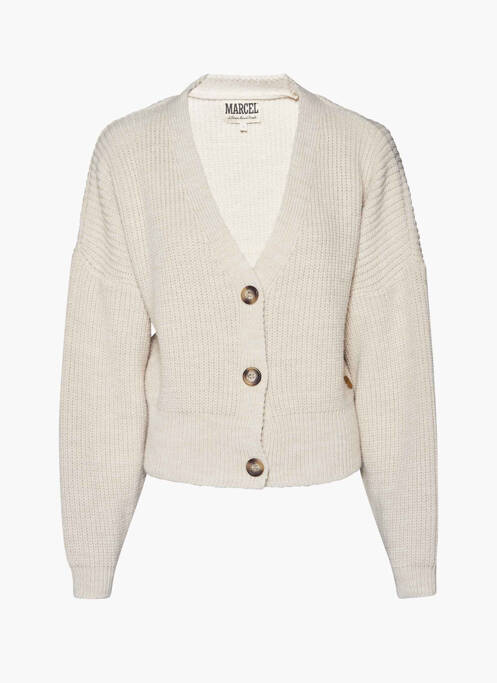 Gilet manches longues blanc LE FABULEUX MARCEL DE BRUXELLES pour femme