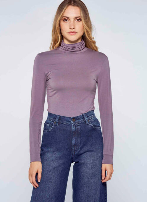 T-shirt violet LE FABULEUX MARCEL DE BRUXELLES pour femme