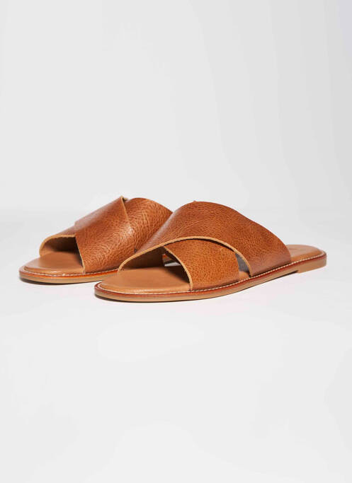 Mules/Sabots marron LE FABULEUX MARCEL DE BRUXELLES femme