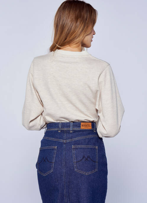 Sweat-shirt blanc LE FABULEUX MARCEL DE BRUXELLES pour femme