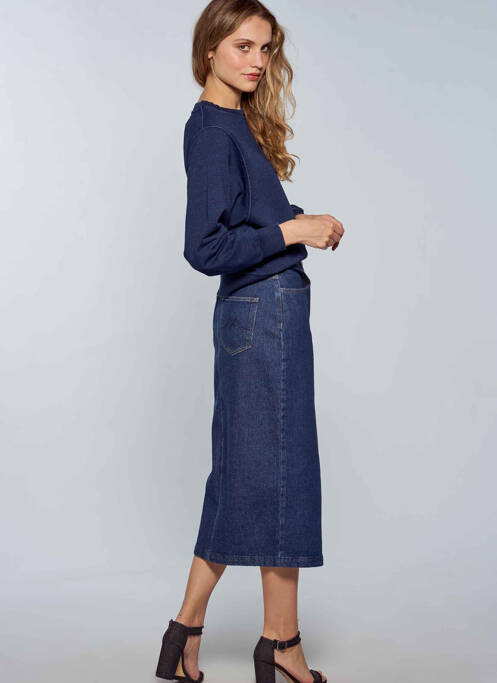 Jupe mi-longue bleu LE FABULEUX MARCEL DE BRUXELLES pour femme