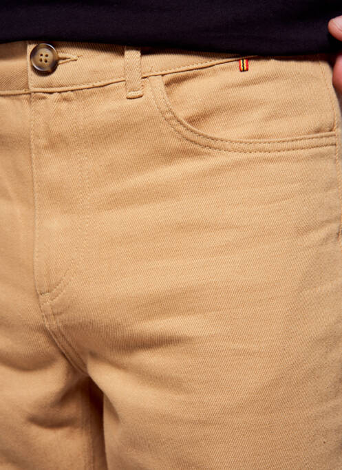 Pantalon chino beige LE FABULEUX MARCEL DE BRUXELLES pour homme