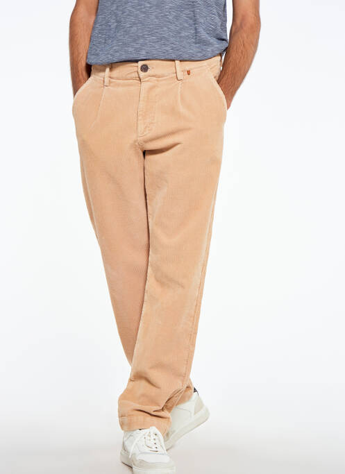 Pantalon droit beige LE FABULEUX MARCEL DE BRUXELLES pour homme