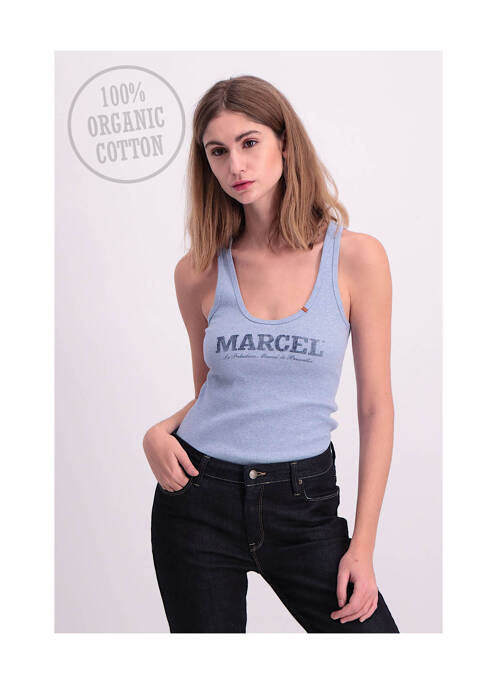 Débardeur bleu LE FABULEUX MARCEL DE BRUXELLES pour femme
