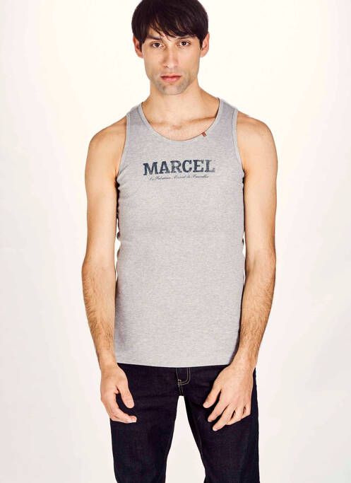 Débardeur gris LE FABULEUX MARCEL DE BRUXELLES pour homme