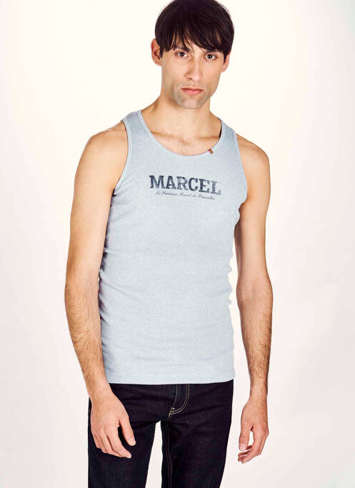 Débardeur bleu LE FABULEUX MARCEL DE BRUXELLES pour homme