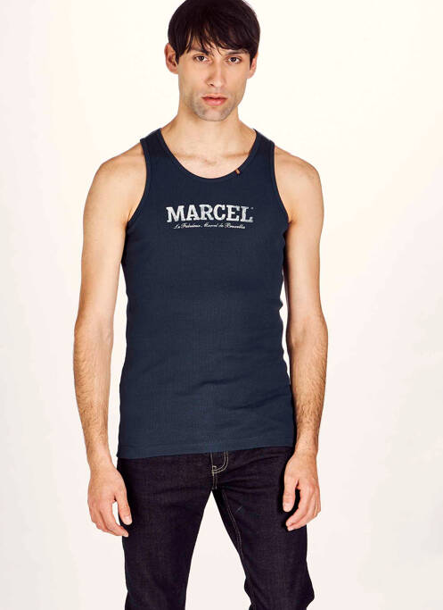 Débardeur bleu LE FABULEUX MARCEL DE BRUXELLES pour homme