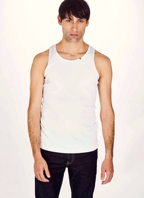 Débardeur blanc LE FABULEUX MARCEL DE BRUXELLES pour homme