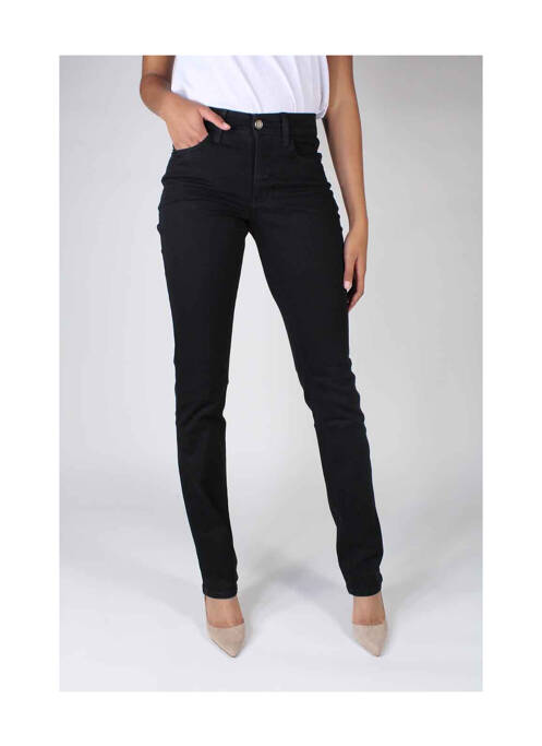 Jeans coupe droite noir MAC pour femme