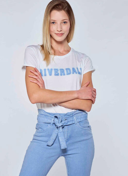 T-shirt blanc RIVERDALE pour femme