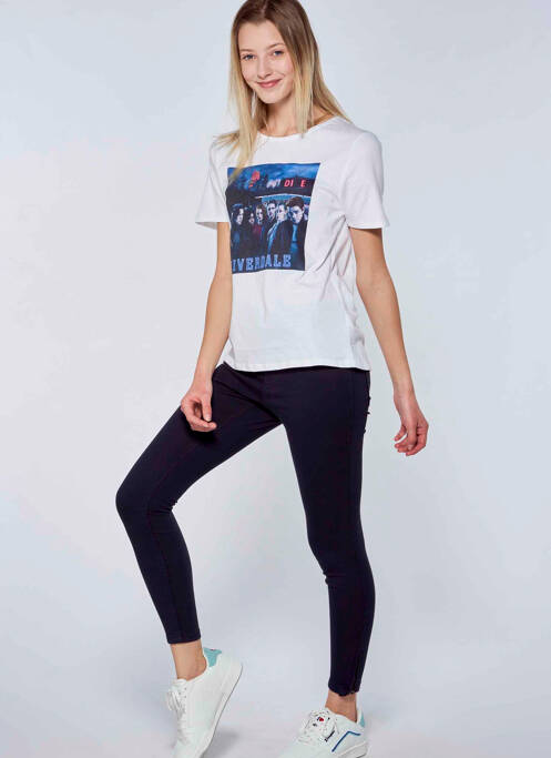 T-shirt blanc RIVERDALE pour femme