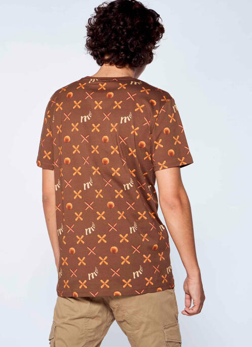 T-shirt marron MORA pour homme