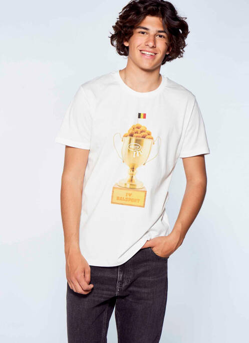 T-shirt blanc MORA pour homme